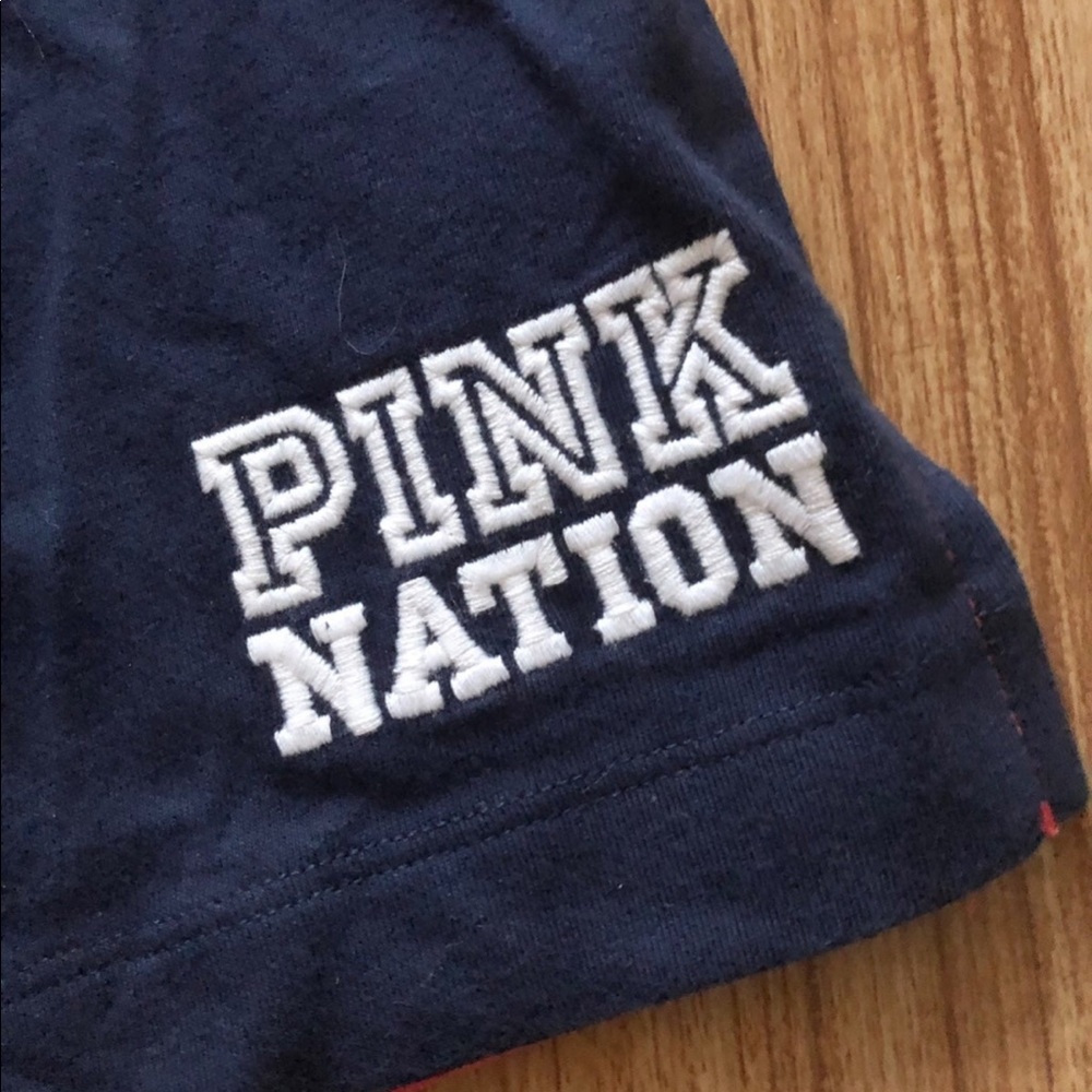 NWT PINK Rugby Logo Collared Shirt LARGE/XL Retails $50 - Picture 6 of 9